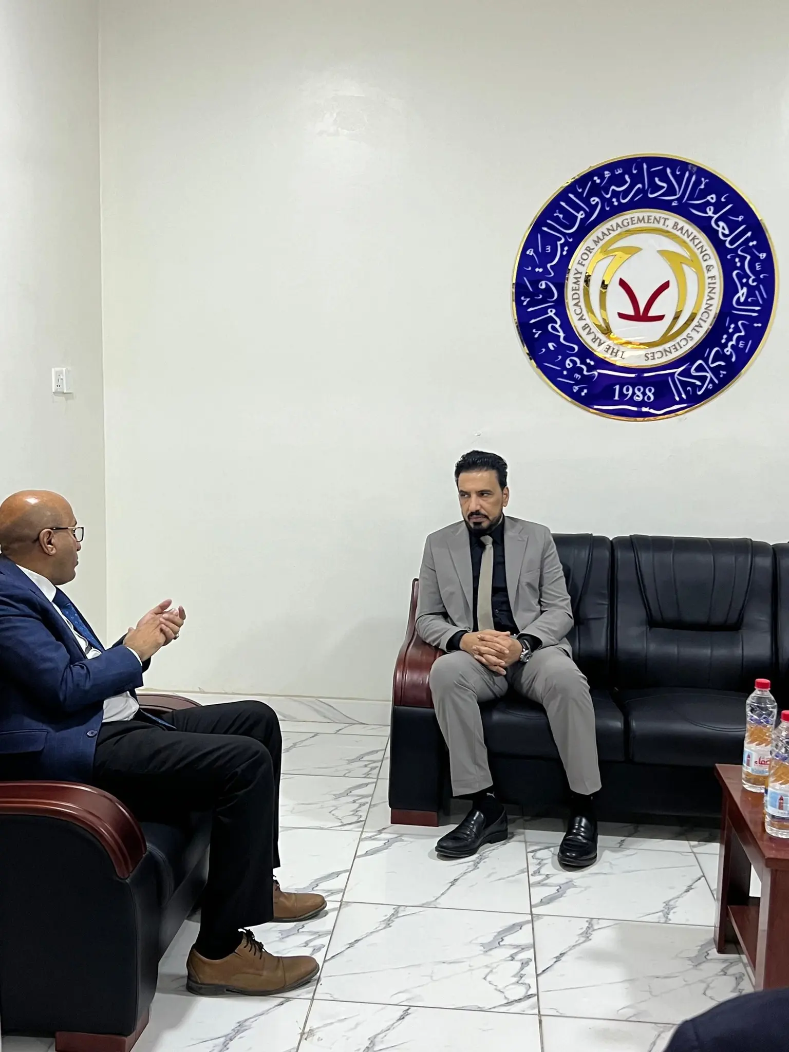 مدير فرع الأكاديمية العربية يستقبل رئيس الجامعة الألمانية الدولية - عدن